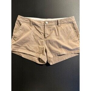 Volcom Women's Size 9 Chino Mini Shorts Khaki Beige Y2K Skater Casual